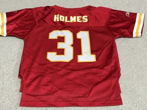 Priest Holmes Kansas City Chiefs Football Jersey Youth Toddler Size 5-6 Vintage Cover