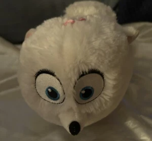 Pets Movie Gidget Hund Welpe Pommern weiß mit rosa Schleife - Bild 1 von 4