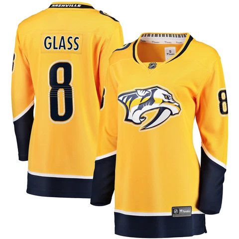 Women's Fanatics Branded Cody Glass Gold Nashville Predators Home Breakaway Cover