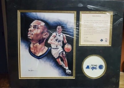 Anfernee Hardaway 1996 Serial Numbered Print By Tim Cortes KRSI #4188 of 12,500 - Image 1 of 4