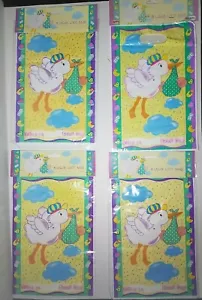 4 Packs of 32 LARGE Kids Party Loot Bags Baby Shower Supplies Gift Bags NEW - Picture 1 of 9