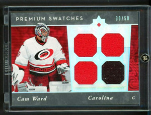 2006-07 Ultimate Collection Premium Swatches #PSCW  Cam Ward 30/50  *11267