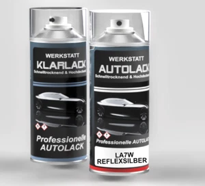 Spraydose Autolack -Set für VW LA7W REFLEXSILBER MET 2x400ml - Bild 1 von 2