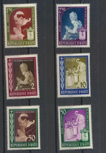 HAITI #444-446, C139 - C141 Mint Never Hinged Complete Pope Pius X!! 1959 Set - Picture 1 of 1