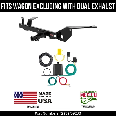 Enganche de remolque Mercury Sable 86-95 con cableado de 4 pines apto para vagón excelente doble curva de extensión Foto 1 de 3