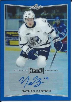 2015-16 ITG Leaf Metal NATHAN BASTIEN 16/25  #BA-NB1 Blue Autograph  - Image 1 of 2