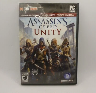Assassin's Creed Unity PC DVD-ROM 2014 Limited Edition Ubisoft Complete - Image 1 of 4