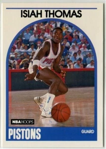 NBA Hoops 1989-90 #250 Isiah Thomas Detroit Pistons - Foto 1 di 2