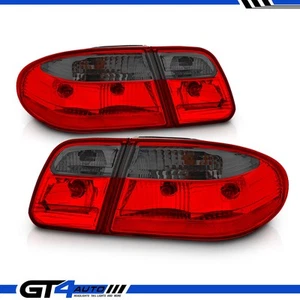 1996-2002 Mercedes Benz E -Class W210 E300 E320 E420 E430 Smoke Red Tail Lights - Picture 1 of 4