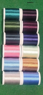 12 x Sulky Machine Embroidery Thread Bundle Pack 40 wt. 850 yds Spool - Image 1 of 4