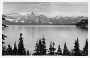 RPPC Rubicon Bay LAKE TAHOE California ca 1930s Real Photo Vintage Postcard - Picture 1 of 2