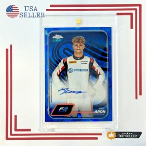 2024 Topps Chrome Sapphire Formula 1 F1 PAUL ARON Auto #CAC-ARO Rc Autograph - Picture 1 of 2