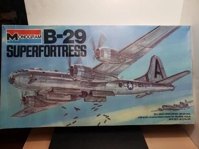 Monogram  B-29 Superfortress 1:48 Scale Kit #5700 From 1977! Complete - Image 1 of 4