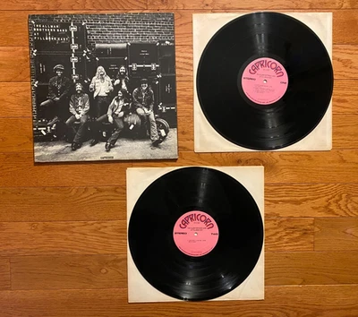 The Allman Brothers Band - At Fillmore East 2 пластинки Козерог 1971 1-й пресс пирос - Изображение 1 из 4
