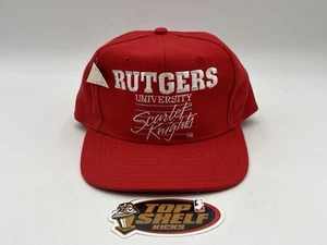 DS Rutgers University Scarlet Knight SnapBack Hat OSFA Authentic The Signature - Picture 1 of 7