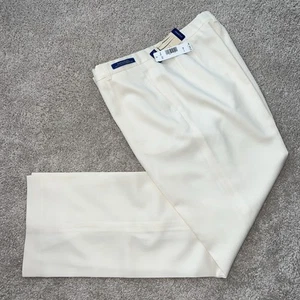 Pendleton Size 14 100% Virgin Wool Ivory Cream Dress Pants - Picture 1 of 10