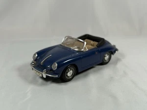 Burago 1/18 Scale Die Cast Model Porsche 356B Cabriolet - Blue - Picture 1 of 13
