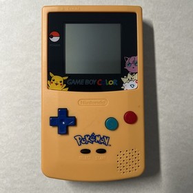 Nintendo Game Boy Color Pokemon Pikachu Edition - GBC RESTORED NEW BODY