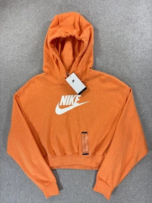 Sudadera con Capucha Nike Screened Logo Corte (Mujer Mediana) Naranja Nueva con Etiquetas Foto 1 de 4