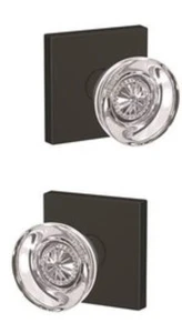 Schlage FC21 KOCHFELD 716 COL Sichtschutzknopfgarnitur mit Collins Zierrosette  - Bild 1 von 6
