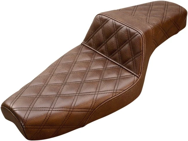 Saddlemen Step-Up LS Seat Brown #283824 Harley Davidson Sportster Foto 1 de 1