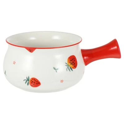 1Pc Griff Milch Instant Nudeltopf Keramik Suppe Milchtopf Frühstücksschüssel - Bild 1 von 4