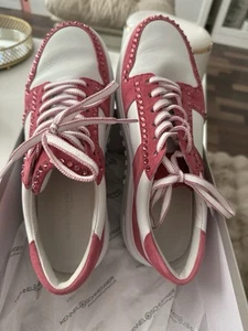 Traumhafte Kennel Und Schmenger Sneaker Pink Weiß Strass Gr. 39 Wie Neu - Bild 1 von 3