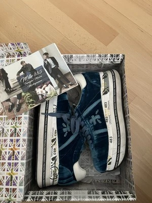 Premiata Beth Limited Edition Blau samt 36 Sneaker Plateau Turnschuhe Mallorca - Bild 1 von 4