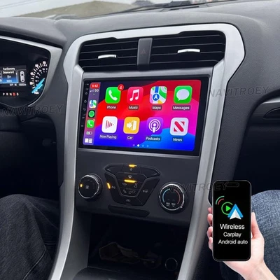 For Ford Fusion Mondeo 2013-2020 Android 15 Car Stereo Radio GPS Carplay 2+64GB - Image 1 of 4