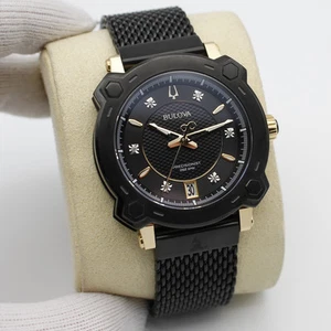 Bulova Precisionist Grammy Special Edition Diamond Dial Quartz Watch 98P173 - Picture 1 of 8