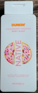 Native Dunkin’ Donuts Strawberry Frosted Body Wash - Picture 1 of 2