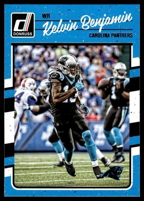 2016 Donruss #42  Kelvin Benjamin        Carolina Panthers - Image 1 of 2