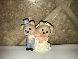 Hallmark Merry Miniatur 1995 Brautpaar Bären Hochzeit  - Bild 1 von 2