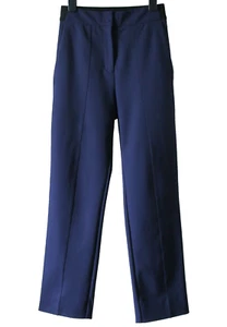 DAI Blue Stretch Slim Leg High Waist Hose S Navy Work Smart Designer NEU - Bild 1 von 9