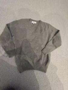 Authentic Cashmirino Milan 100%cashmere jumper khaki 6Y - Picture 1 of 4