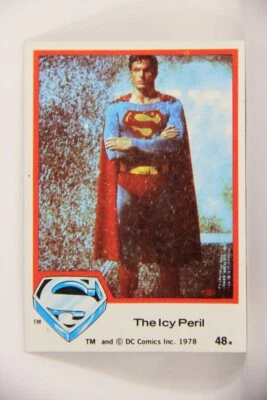Superman The Movie 1978 Trading Card #48 The Icy Peril L006067 - Image 1 of 2