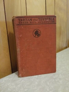 Tarzan The Terrible Book By Edgar Rice Burroughs. Grosset & Dunlap 1921. - Picture 1 of 12