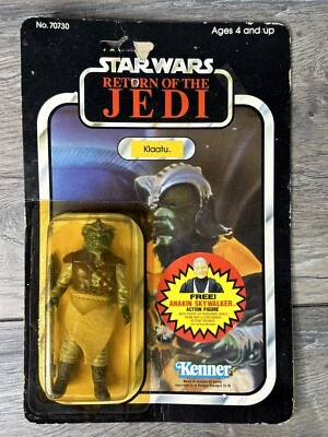 STAR WARS ROTJ KLAATU ACTION FIGURE MOSC 77 BACK ANAKIN SKYWALKER OFFER - Image 1 of 4
