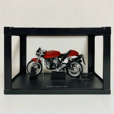 Autoart Motorcycle 1/12 Ducati Sport 1000 Red Mini Bike Good - Image 1 of 4