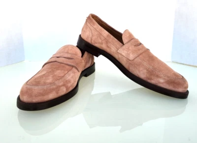 Mocasines Collegium Pilar Penny Para Hombre Rosa Gamuza Italia Nuevos Talla 40 Foto 1 de 4