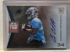 2015 Panini Donruss Elite Signatures Cameron Artis-Payne ERS-CAP Rookie Auto RC