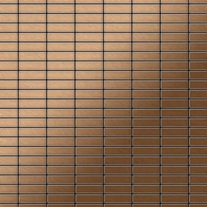 Mosaico azulejo macizo metal titanio cepillado cobre 1,6 mm fuerte cabina-Ti-AB - Imagen 1 de 5