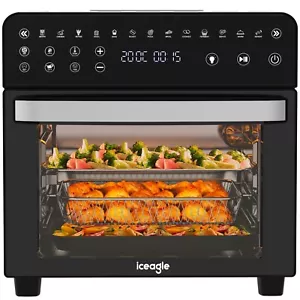 Heißluftfritteuse 1502D Heißluftfritteuse 15L Airfryer XXL Grill,Digitaler Displ - Bild 1 von 11