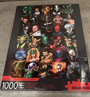 Puzzle de 1000 piezas de collage de villanos de Marvel Acuario Foto 1 de 2