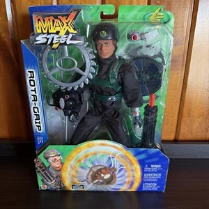 VERY RARE MAX STEEL ROTA-GRIP  FIGURE MATTEL 2002 NEW SEALED ! - Picture 1 of 11