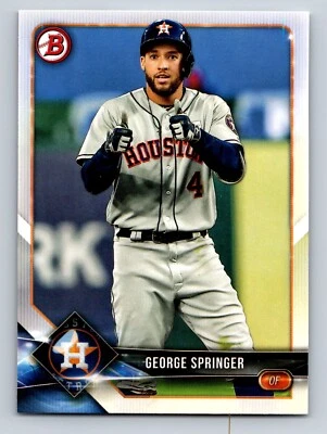 George Springer 2018 Bowman #14 Houston Astros - Image 1 of 2