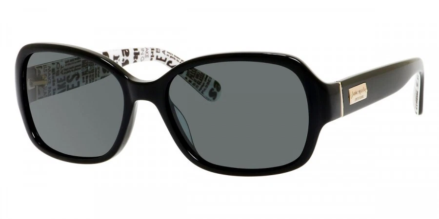 Nuevas gafas de sol ovaladas Kate Spade New York KS Akira/P/S para mujer 09KQ/RA negras 54 mm Foto 1 de 1