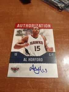 2008 SP ROOKIE THREADS AL HORFORD AUTOGRAPH AUTHORIZATION #AU-AH HAWKS CELTICS
