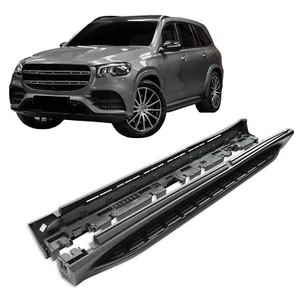 Trittbretter Schweller Für Mercedes GLS X167 ab 2020 OEM Style Schwarz - Afbeelding 1 van 7