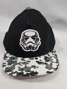 Star Wars Storm Trooper Black with Camo Bill Trucker Cap Snap Back - Bild 1 von 7